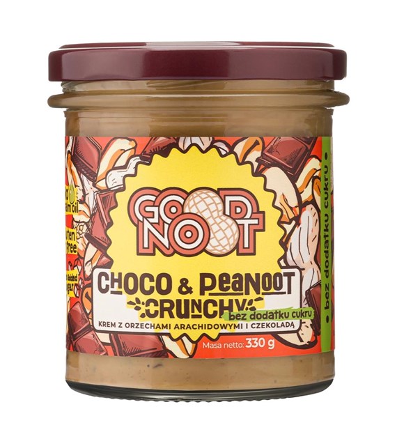 GOOD NOOT Choco & Peanoot krem z orzechami arachidowymi i czekoladą b/c 330g