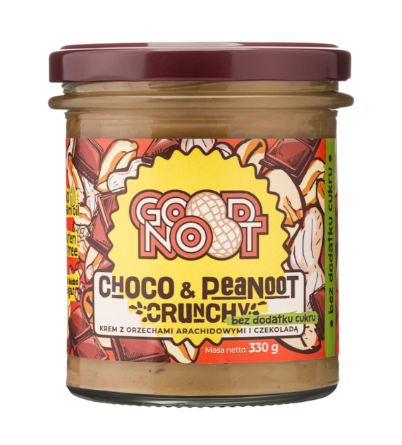 GOOD NOOT Choco & Peanoot krem z orzechami arachidowymi i czekoladą b/c 330g