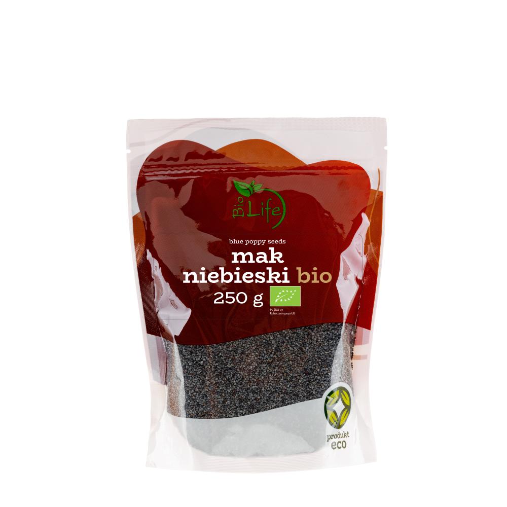 BIOLIFE Mak niebieski BIO 250g