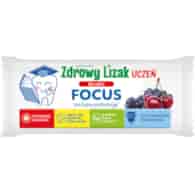 MNIAM-MNIAM Zdrowy Lizak Uczeń Focus na koncentrację o smaku wiśniowo jagodowym b/c 6g