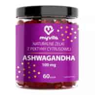 MYVITA Żelki naturalne ASHWAGANDHA 60 sztuk