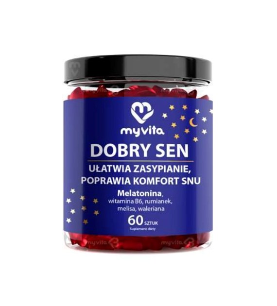 MYVITA Żelki naturalne dobry sen 60 sztuk