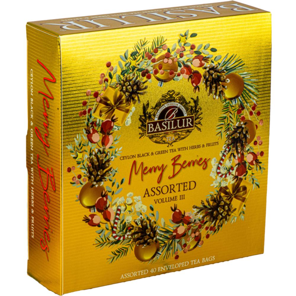 BASILUR Herbata - Merry Berries Assorted 3 sasz. kop. 10x1,5g,10x1,8g,20x2g