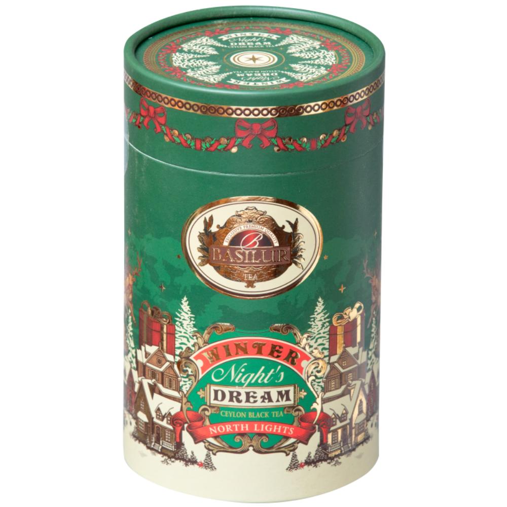 BASILUR  Herbata - X'MAS & NY North Lights tuba 75g liść