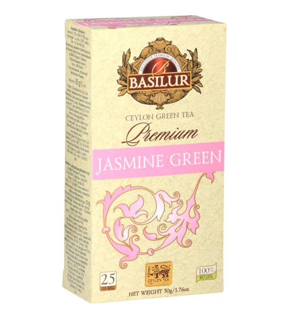 BASILUR Herbata - jasmine green 25 x 2 g