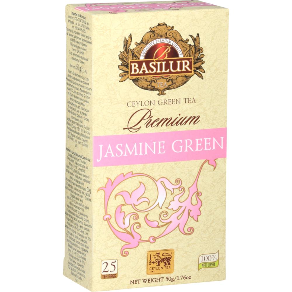 BASILUR Herbata - jasmine green 25 x 2 g