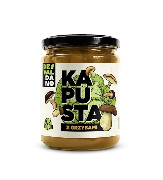 DEVALDANO Kapusta z grzybami 480g