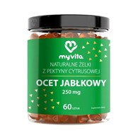 MYVITA Żelki naturalne ocet jabłkowy 60 sztuk