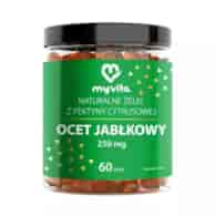 MYVITA Żelki naturalne ocet jabłkowy 60 sztuk