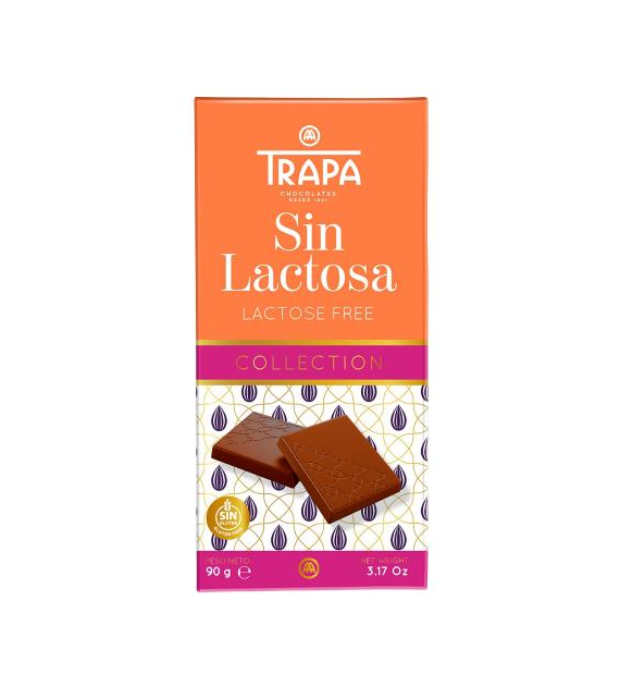 TRAPA Czekolada mleczna bez laktozy 90g