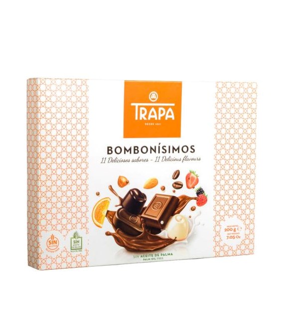 TRAPA Bombonierka z czekoladkami 200g