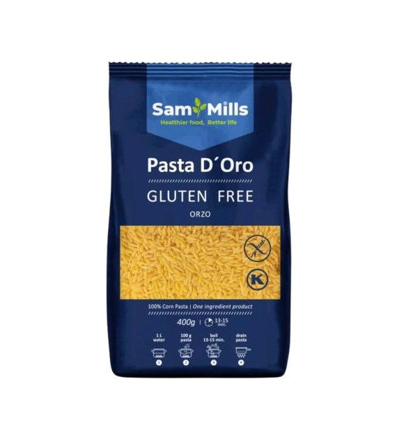 SAM MILLS Makaron bezglutenowy Orzo 400g