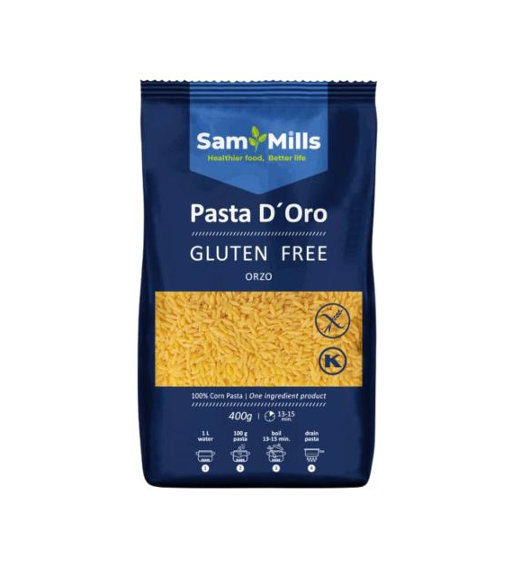 SAM MILLS Makaron bezglutenowy Orzo 400g