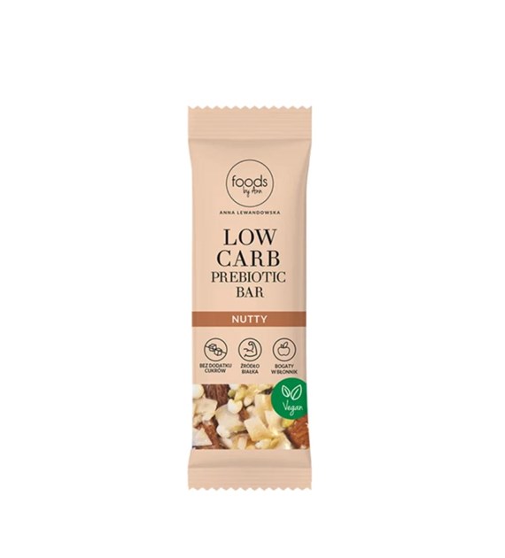 LEVANN Low Carb Prebiotic Bar Nutty b/c 35g