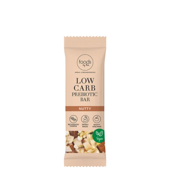 LEVANN Low Carb Prebiotic Bar Nutty b/c 35g