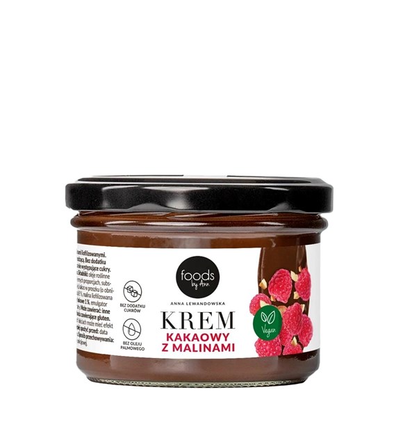 LEVANN Krem kakaowy z malinami 200g