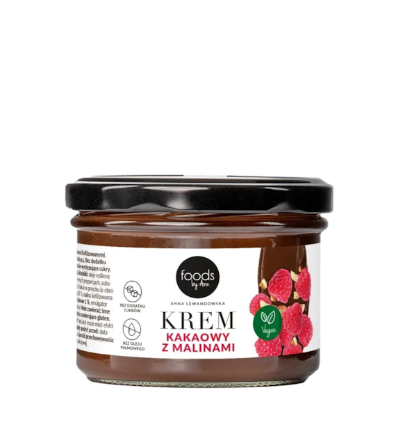 LEVANN Krem kakaowy z malinami 200g