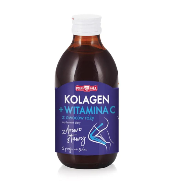 POLSKA RÓŻA Napój zadbaj o stawy, Kolagen + Witamina C  250ml