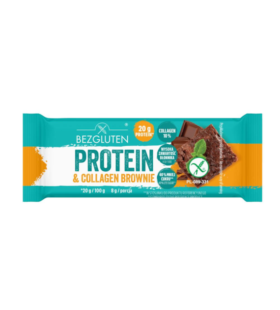 BEZGLUTEN Protein&Collagen Brownie 40g