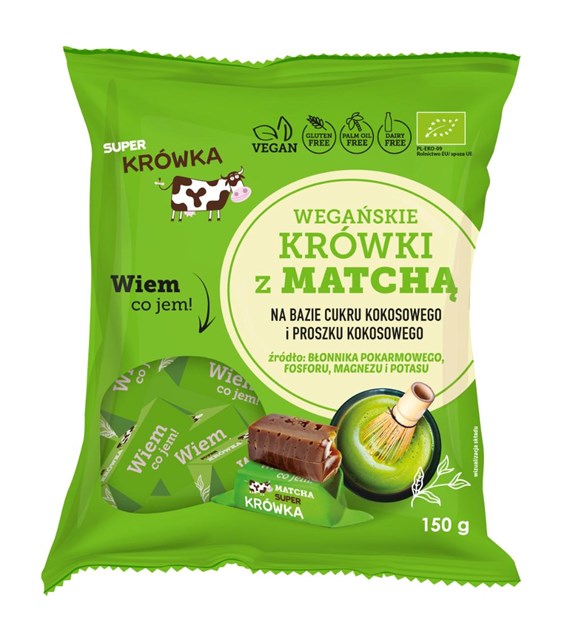 ME GUSTO EKO Krówka bezmleczna smak matcha BIO 150g