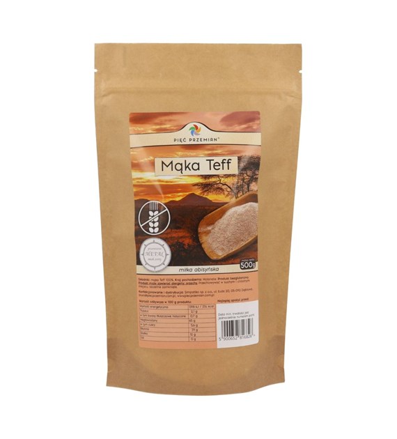 PIĘĆ PRZEMIAN Mąka teff b/g 500g