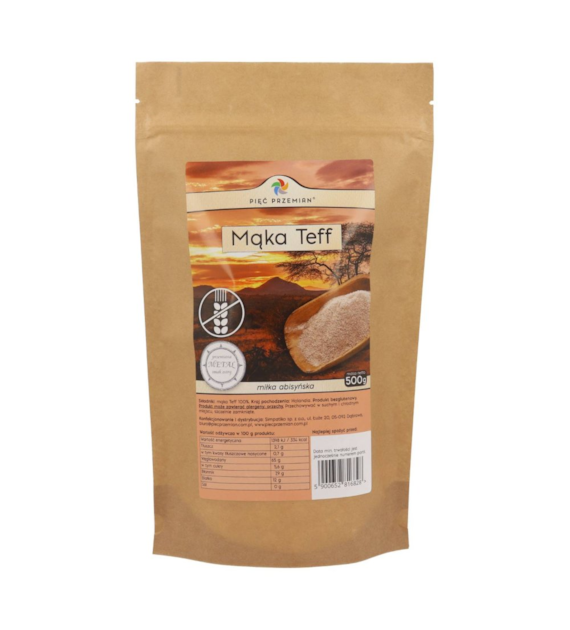 PIĘĆ PRZEMIAN Mąka teff b/g 500g