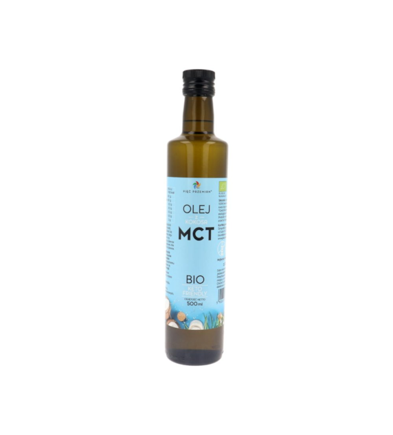 PIĘĆ PRZEMIAN Olej MCT z kokosa BIO 500ml