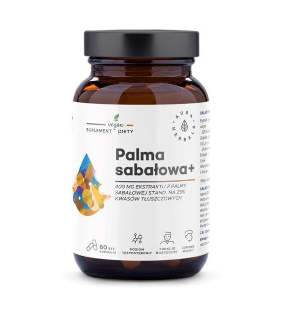 AURA Palma sabałowa 400 mg, kapsułki 60 szt