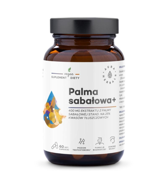 AURA Palma sabałowa 400 mg, kapsułki 60 szt