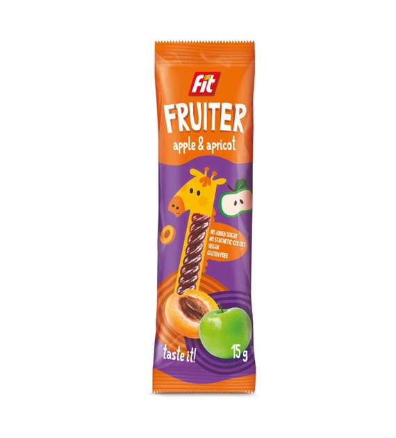 FIT Fruiter galaretka owocowa jabłko morela b/c15g