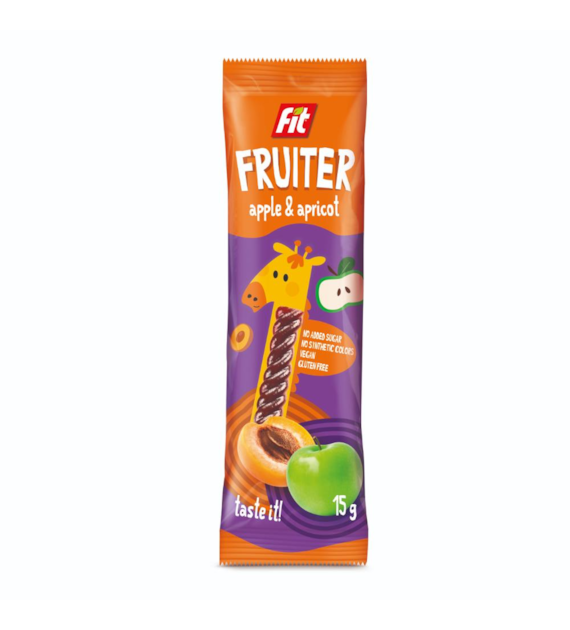 FIT Fruiter galaretka owocowa jabłko morela b/c15g