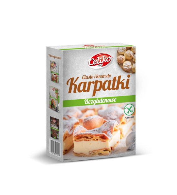 CELIKO Ciasto i krem do karpatki 300g