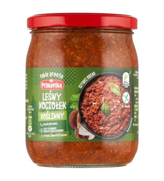 PRIMAVIKA Leśny kociołek roślinny b/g 470g
