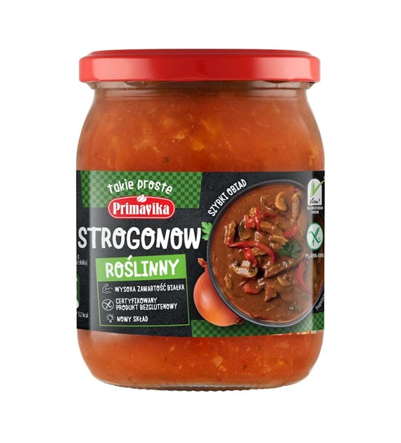 PRIMAVIKA Strogonow roślinny b/g 470g