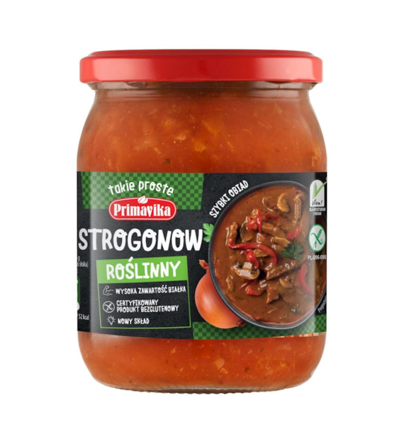 PRIMAVIKA Strogonow roślinny b/g 470g