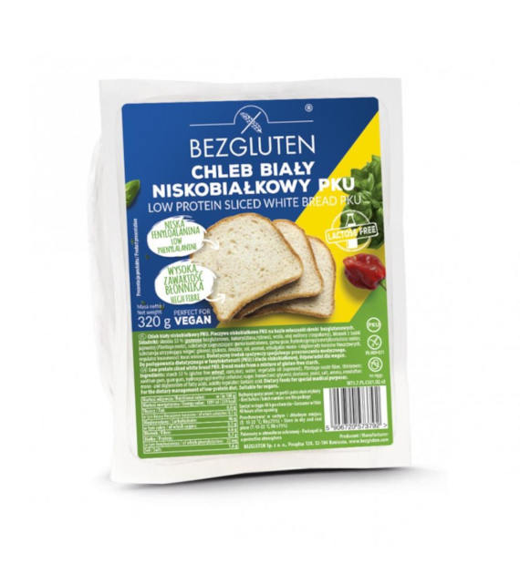BEZGLUTEN Chleb niskobiałkowy PKU 320g