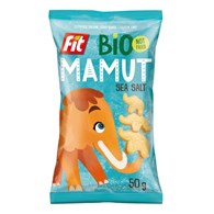 FIT Chrupki kukurydziane Mamut z solą morską b/g BIO 50 g