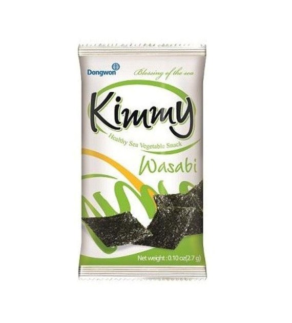 DONGWON Algi Nori, snack o smaku Wasabi 2,7g