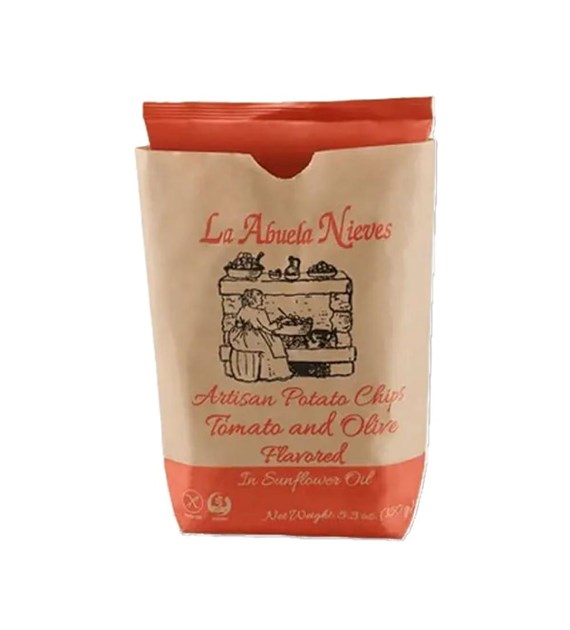 LA ABUELA NIEVES Chipsy pomidor& oliwki 150g