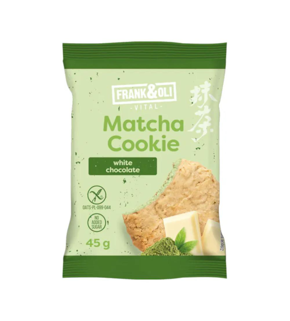 FRANK&OLI Matcha cookie 
white chocolate b/c b/g 45g