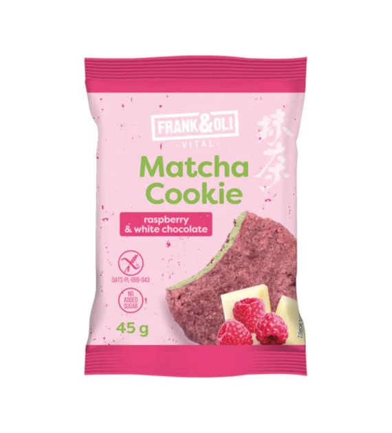 FRANK&OLI Matcha cookie 
rasberry 
b/c b/g 45g