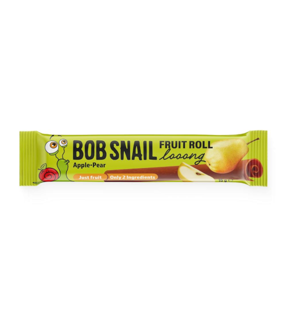 BOB SNAIL Fruit Roll Looong Jabłko Gruszka b/c 15g