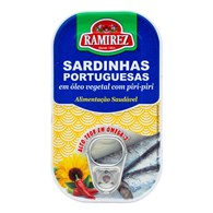 RAMIREZ Portugalskie pikantne sardynki w oleju roślinnym 125g