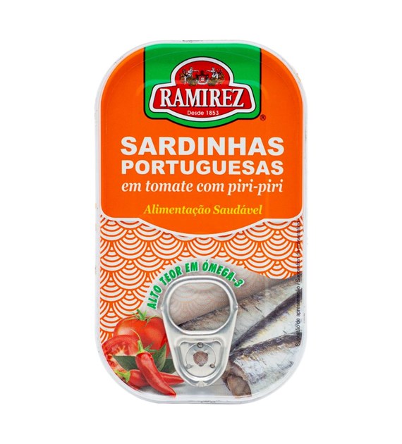RAMIREZ Portugalskie sardynki w pikantnym  sosie pomidorowym 125g