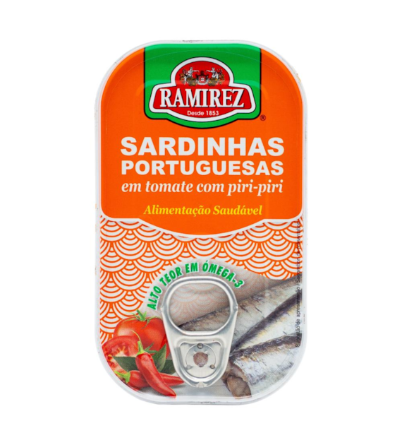 RAMIREZ Portugalskie sardynki w pikantnym  sosie pomidorowym 125g
