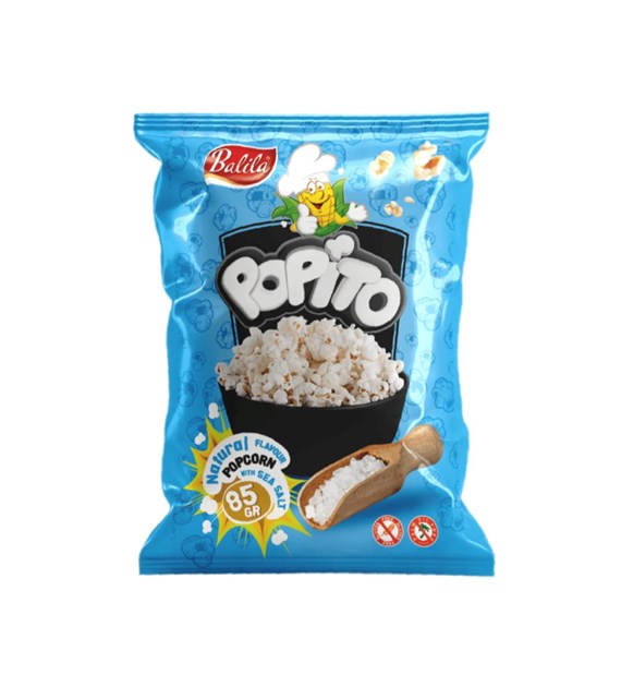 BALILA Popcorn o smaku sól morska 85g