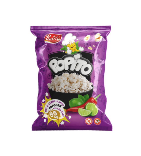 BALILA Popcorn o smaku ostra papryczka i lemonka 85g