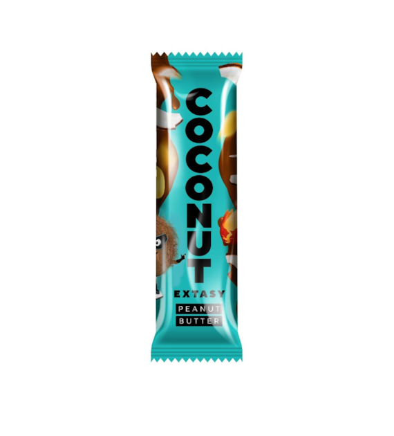 CELITA Coconut Extasy Baton kokosowy z nadzieniem arachidowym  w ciemnej polewie b/g 45g