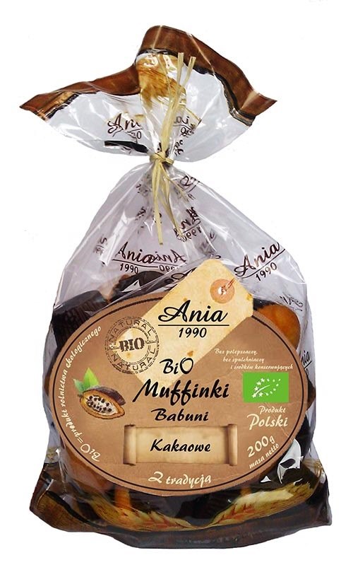 ANIA Muffinki Babuni kakaowe 200g BIO