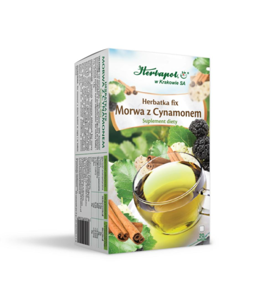 HERBAPOL KRAKÓW Herbatka morwa z cynamonem 20x2g